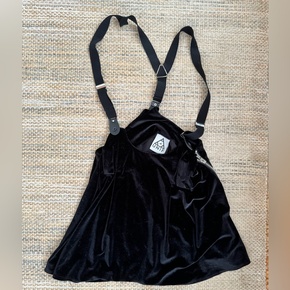 UNIF EUC Dropout Suspender Skirt